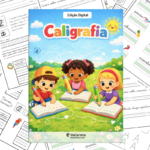 Caderno de Caligrafia Infantil A-Z para Alfabetização