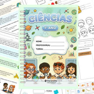 Capa Caderno de Ciências 1º ano