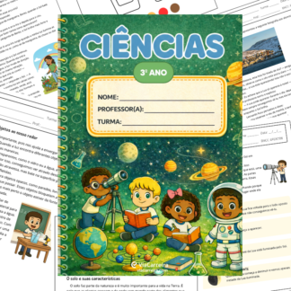 Capa do caderno de Ciências 3º ano
