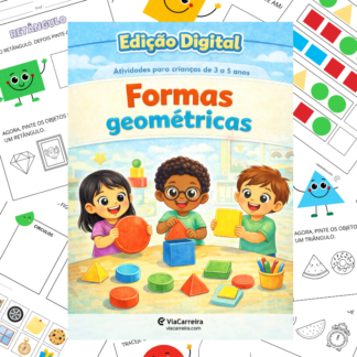 Capa do caderno Formas Geométricas