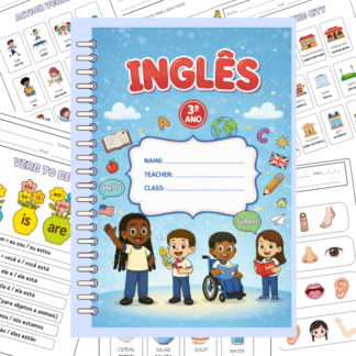 Capa da apostila de inglês 2º ano