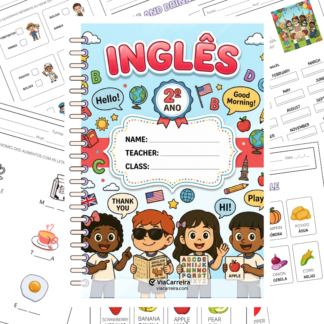Capa de atividades de inglês 2º ano