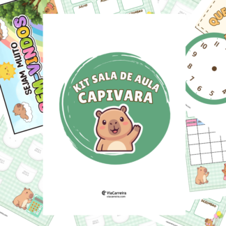 Kit Capivara para Sala de Aula