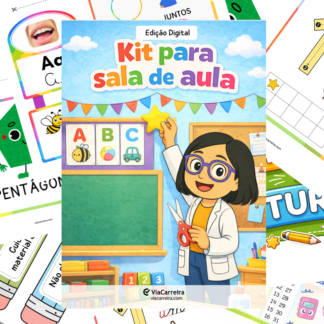 Capa do kit de sala de aula colorido