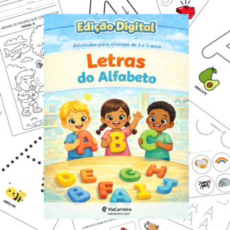 Capa da Apostila Letras do Alfabeto