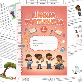 Capa de Língua Portuguesa 3º ano