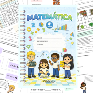 Capa caderno de atividades 4º ano