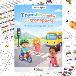 Atividades Trânsito e Meios de Transporte para Crianças (3 a 5 anos)
