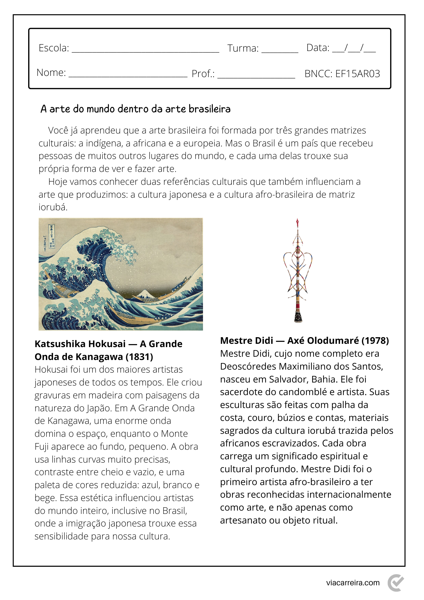 Caderno de Atividades de Artes 5º Ano BNCC Completo - Imagem 2