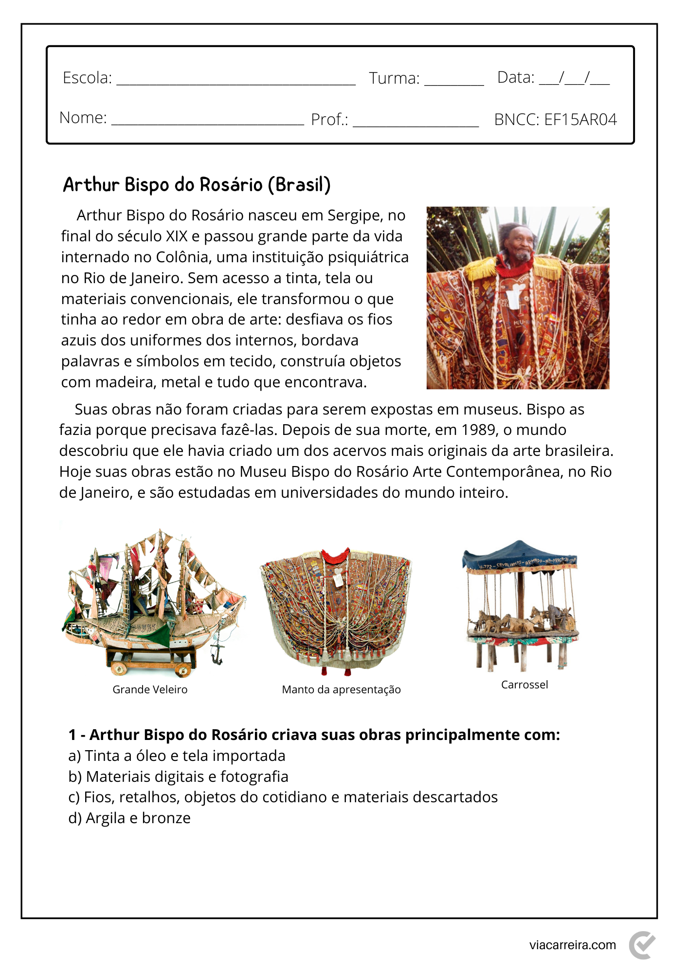 Caderno de Atividades de Artes 5º Ano BNCC Completo - Imagem 3