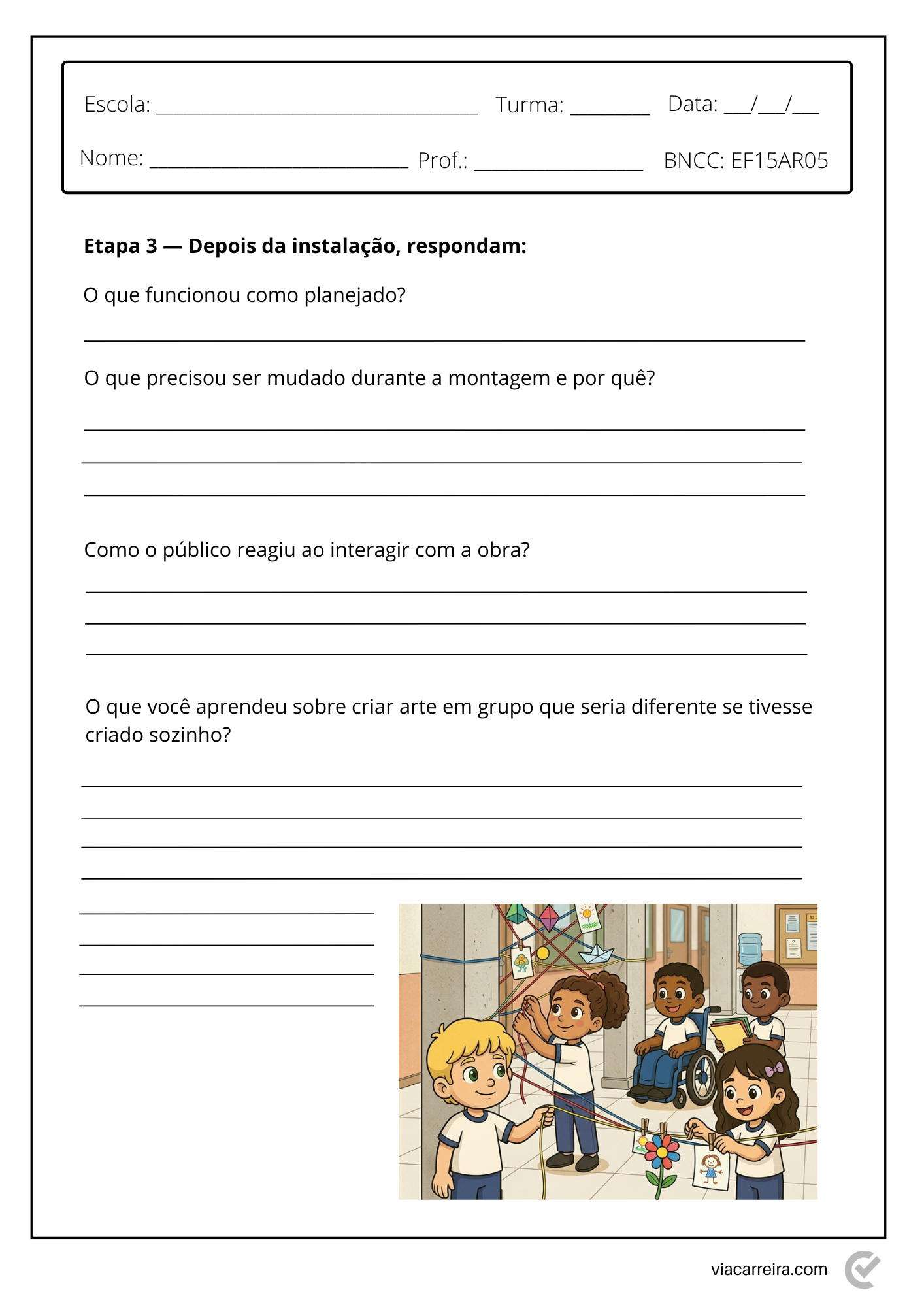 Caderno de Atividades de Artes 5º Ano BNCC Completo - Imagem 4