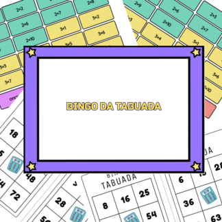 Bingo das Tabuadas do 2 ao 10