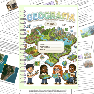 Caderno de Atividades de Geografia 5º Ano – BNCC Completo