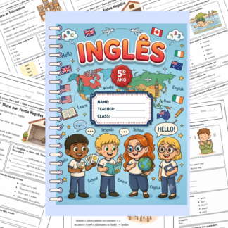 Caderno de Atividades de Inglês 5º Ano (10 anos)