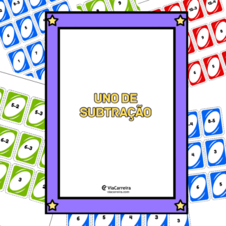 Jogo Uno da Subtração