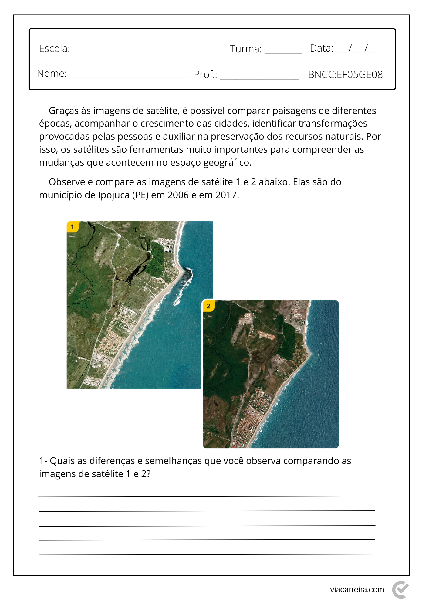 Caderno de Atividades de Geografia 5º Ano – BNCC Completo - Imagem 6