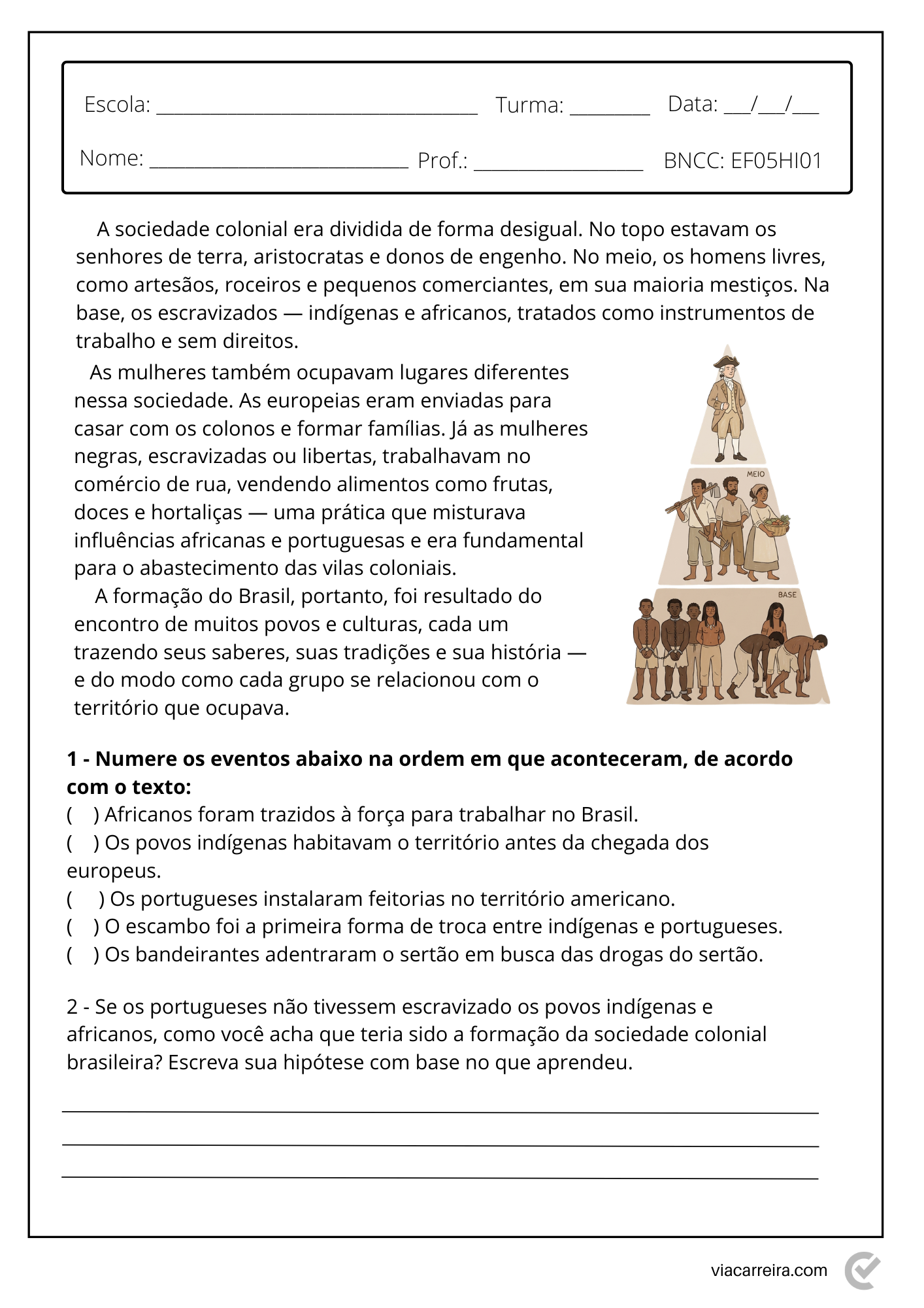 Caderno de Atividades de História 5º Ano – BNCC Completo - Imagem 5