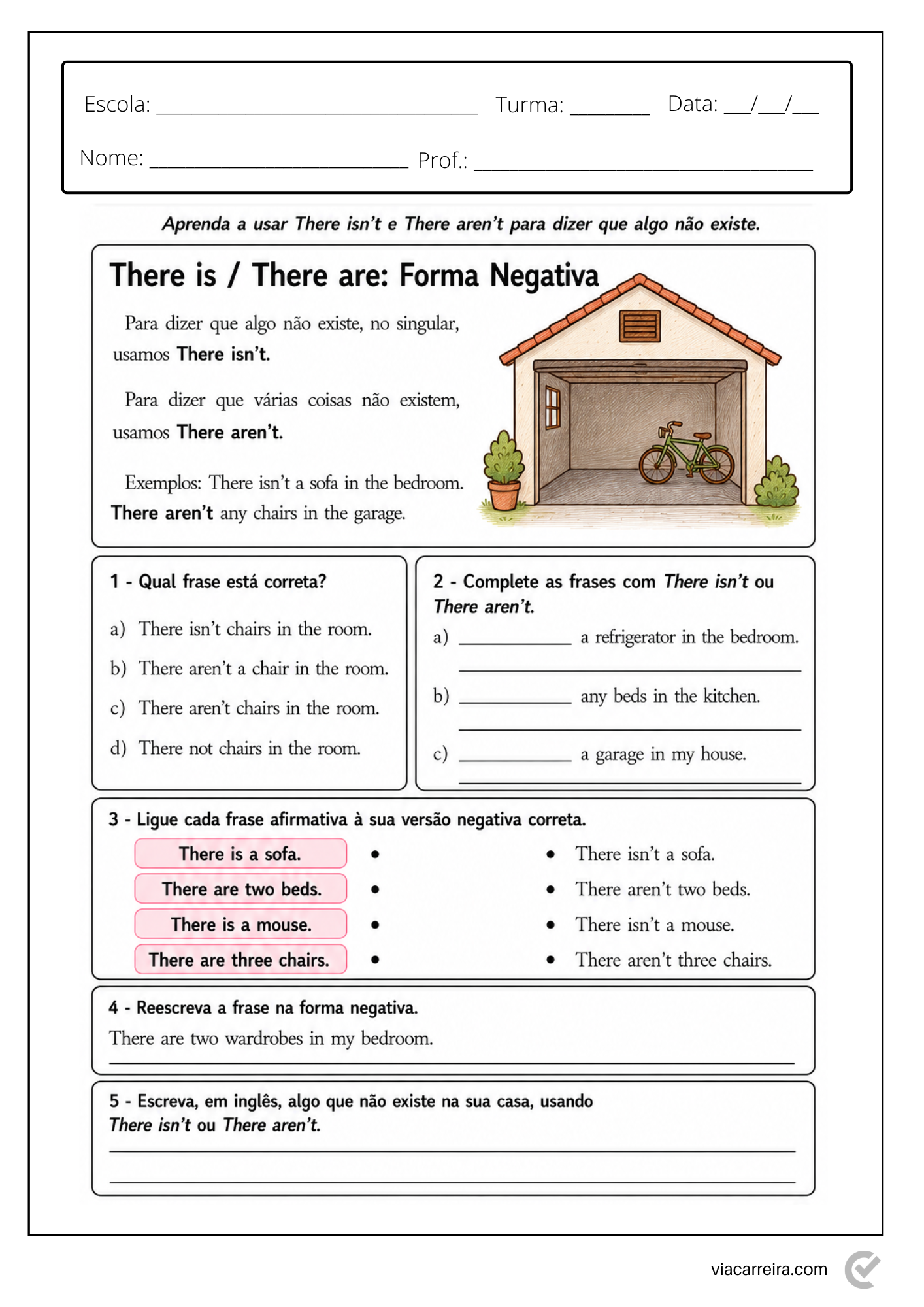 Caderno de Atividades de Inglês 5º Ano (10 anos) - Imagem 6