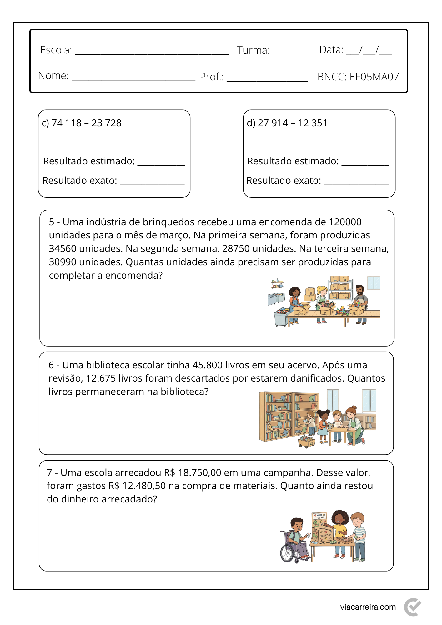 Caderno de Atividades de Matemática 5º Ano – BNCC Completo - Imagem 6