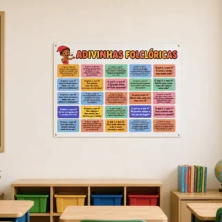Painel de Adivinhas Folclóricas para Imprimir